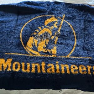 Biederlack Plush Throw WV Montaineers Throw